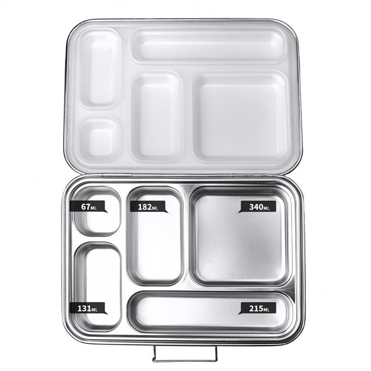 Stainless Steel Lunch Box With Compartments