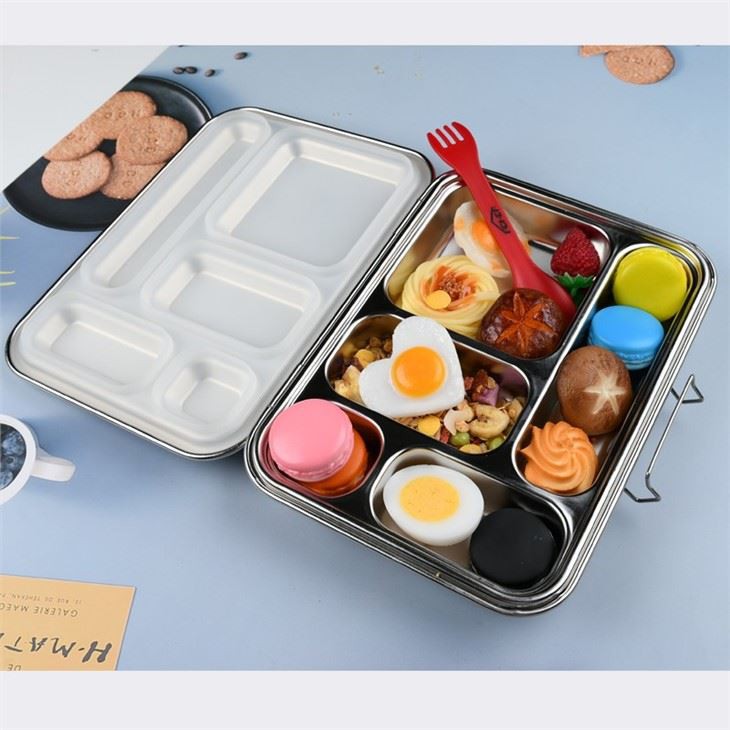 Stainless Steel Lunch Box With Compartments